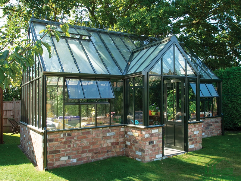 Victorian Style Steel Structure Glass Sunroom
